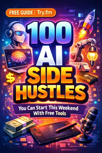 100 AI Side Hustles You Can Start This Weekend